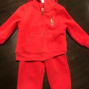Baby Boys Polo Ralph Lauren Sweatsuit